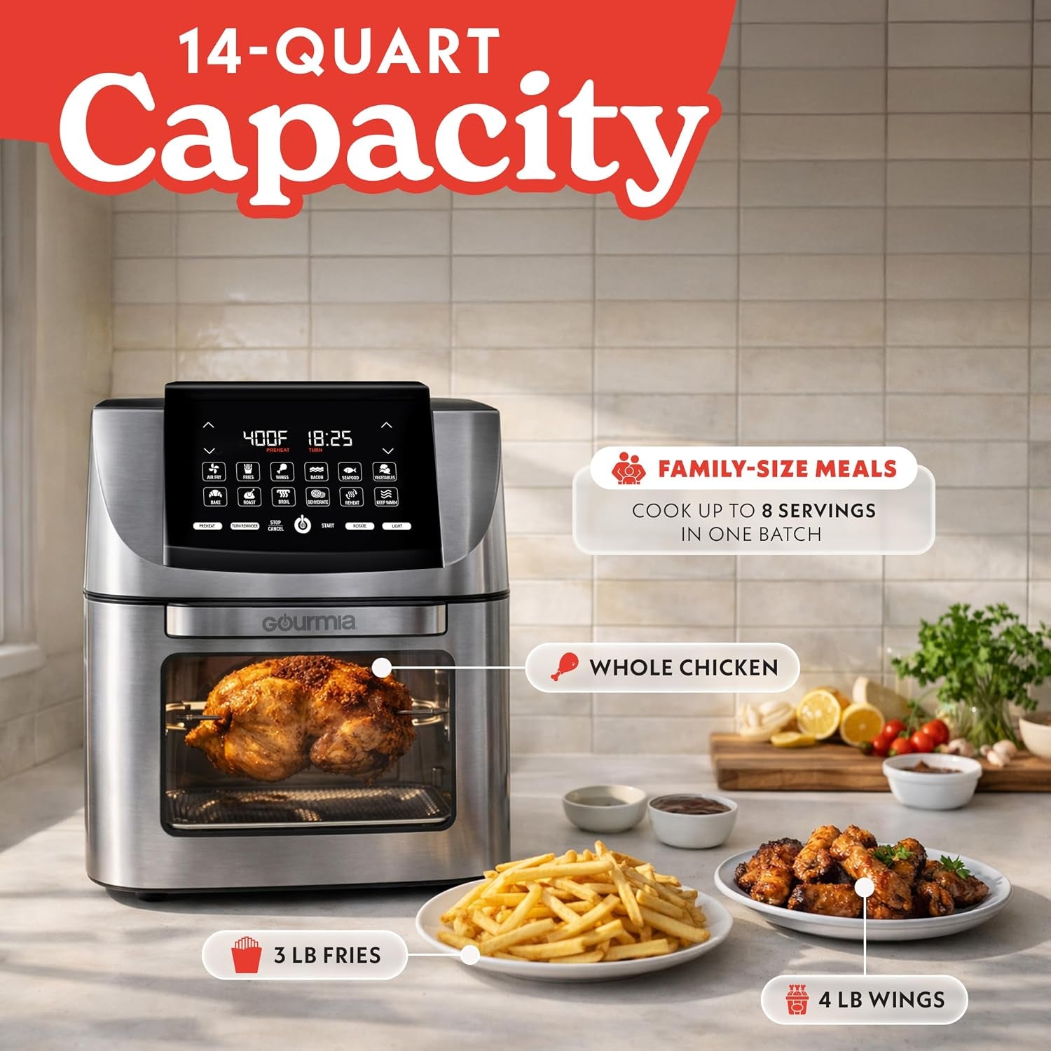 air-fryer-14-qt-all-in-one-rotisserie-oven-with-digital-display-12-presets-roast-bake-broil-dehydrate-dishwasher-safe-accessories-stainless-steel