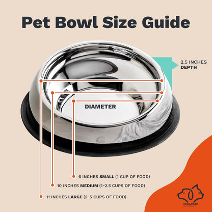 Enhanced Pet Bowl, Stainless Steel Slanted Dog Bowl with Raised Ridge for Flat-Faced Dog Breeds or Cats, Food-Grade Non-Slip No Spill Bowl for Dogs, Less Mess, Less Gas, and Better Digestion (Small)7