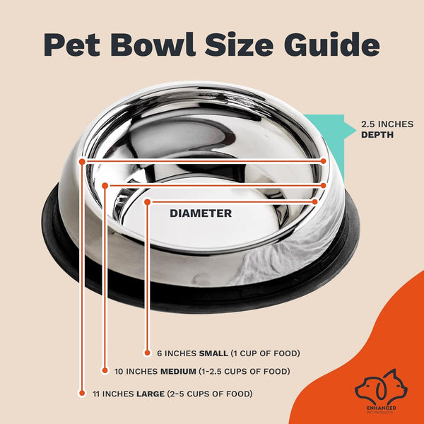 Enhanced Pet Bowl, Stainless Steel Slanted Dog Bowl with Raised Ridge for Flat-Faced Dog Breeds or Cats, Food-Grade Non-Slip No Spill Bowl for Dogs, Less Mess, Less Gas, and Better Digestion (Small)7
