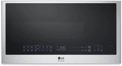 LG Studio MHES1738F 1.7 Cu. Ft. Stainless Over-The-Range Convection Microwave Oven1