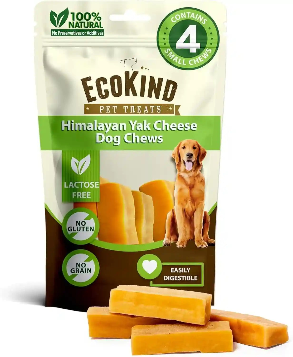 ecokind-yak-cheese-himalayan-dog-chews-yak-chews-for-large-dogs-4-5-bones-1-lb-long-lasting-for-aggressive-chewers-only-3-ingredient-natural-high-protein-dental-dog-treats-no-additives-or-lactose