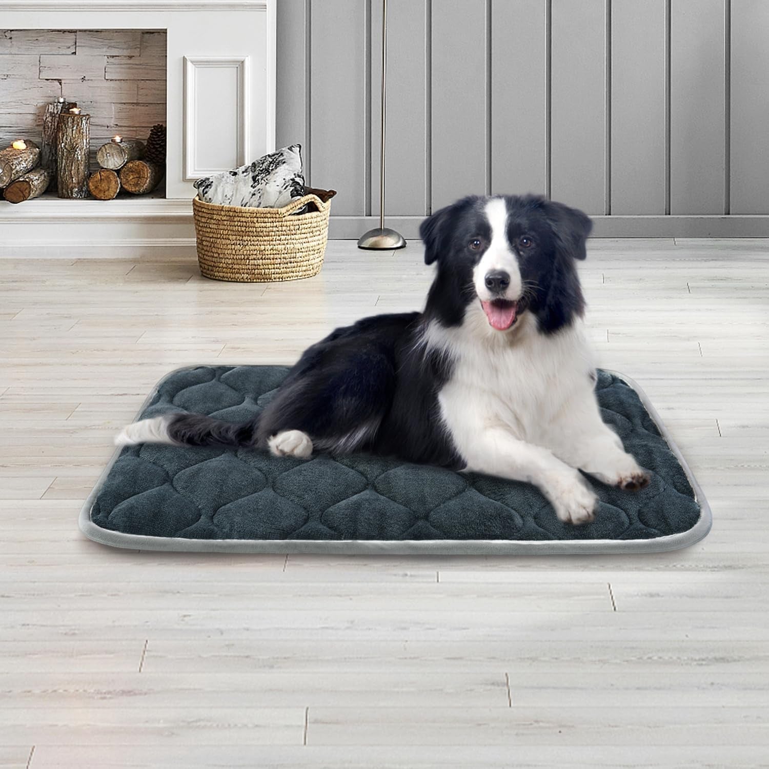 furrybaby-dog-bed-mat-flat-crate-mat-with-anti-slip-bottom-machine-washable-pet-kennel-pad-for-dog-sleeping-xs-22x13-grey-mat