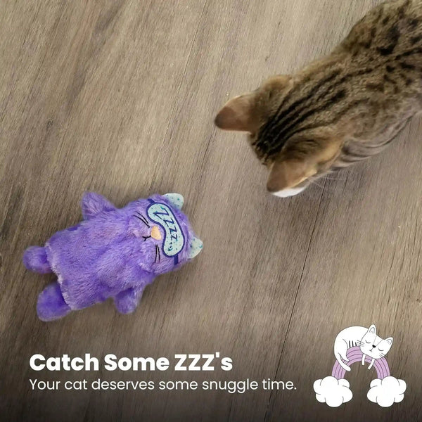 Catstages Purr Pillow Cat Toy – Plush Cat Toy with Touch-Activated Purr for Calming Cats & Kittens6