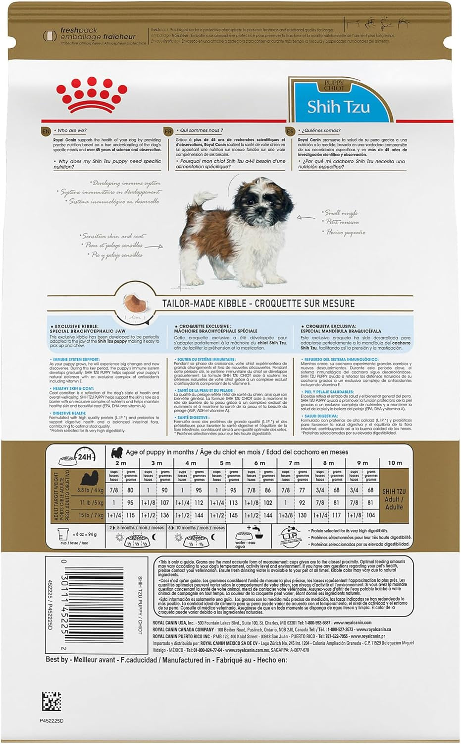 royal-canin-breed-health-nutrition-shih-tzu-puppy-dry-dog-food-2-5-lb-bag-tailored-nutrition-for-shih-tzu-puppies-small-kibble-size-for-easy-chewing-supports-healthy-skin-and-coat