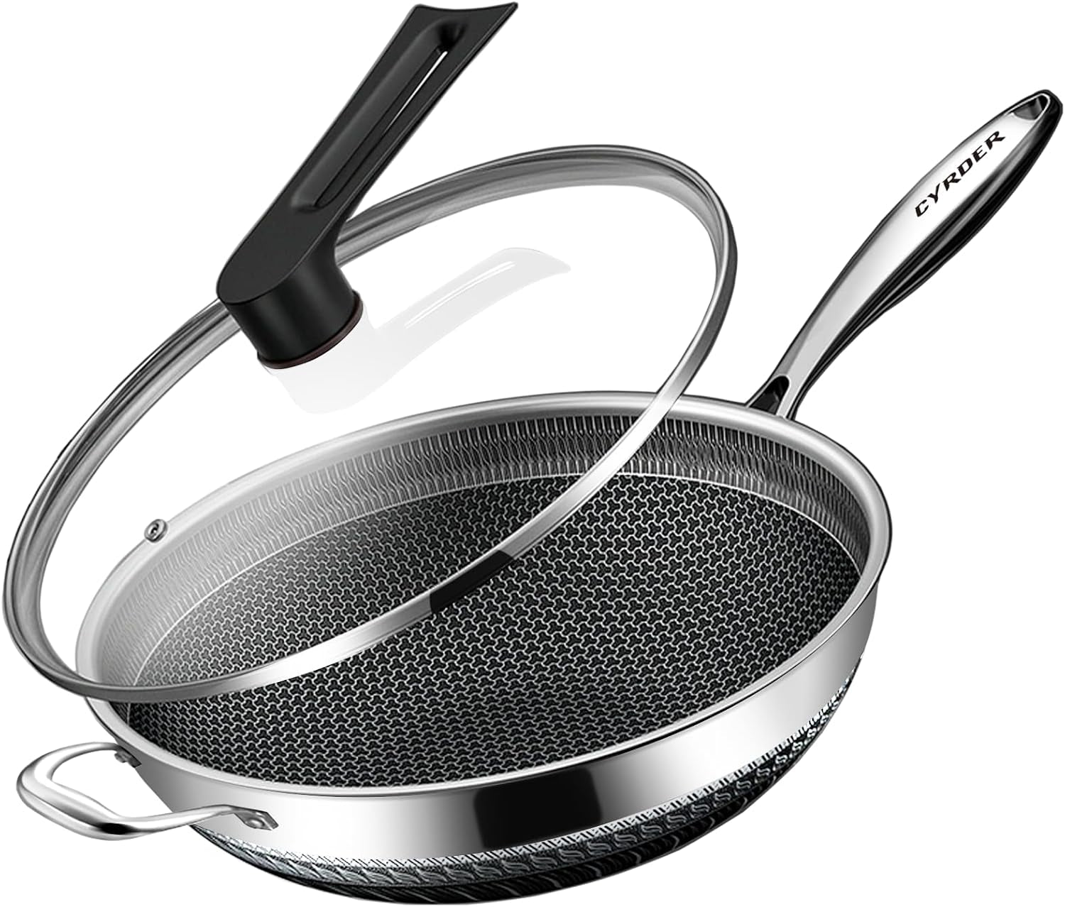 large-hybrid-nonstick-stainless-steel-pan-skillet-14-5in-pfoa-free-non-stick-wok-dishwasher-oven-safe-stay-cool-handle-works-with-induction-cooktop-ceramic-gas-electric-stove