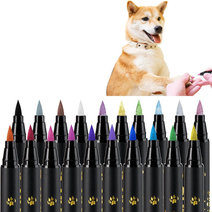 OLINGYOU Dog Nail Polish， Dog Nail Polish Pens Quick Dry-8 Colors, Pet Nail Polish Set for Dogs， DIY Dogs Puppy Nails, Dog Safe Nail Polish Non Toxic, Odorless, Easy to Apply11