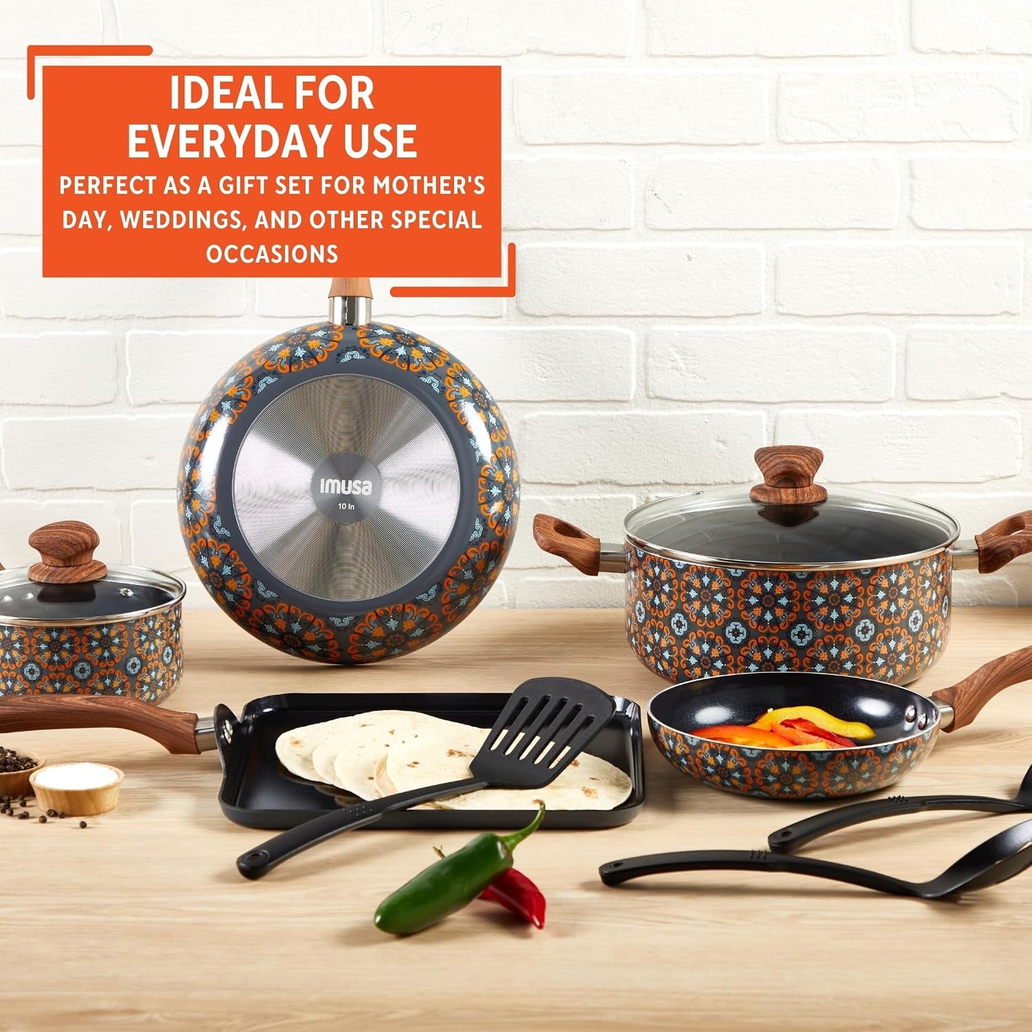 10-piece-talavera-aluminum-black-ceramic-cookware-set-black-ceramic-nonstick-coating-cool-touch-handles-and-glass-lid-ideal-for-mexican-dishes-great-for-gifting