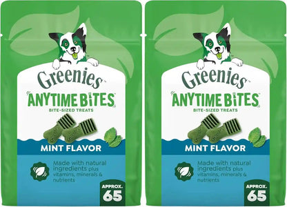 Greenies Anytime Bites Dog Treats, Blueberry Flavor, 10.3 Oz | Only 13 Calories per Treat, Easy to Digest, Natural Ingredients plus Vitamins & Minerals, Made in USA Facilities13