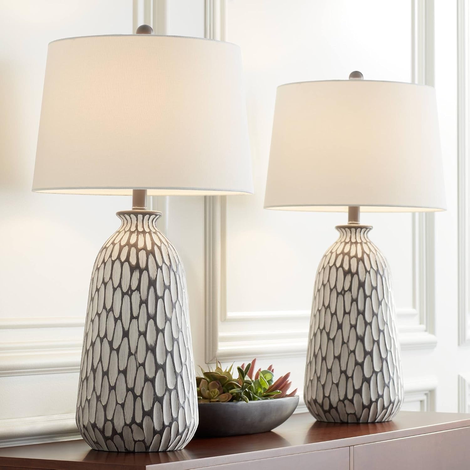 philip-28-1-4-tall-table-lamps-set-of-2-gray-wash-cottage-coastal-modern-white-living-room-bedroom-house-bedside-nightstand-home-office-family-tapered-drum-shade