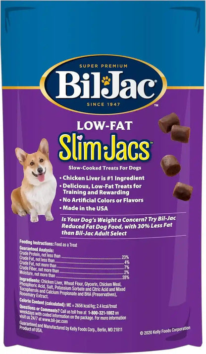 Bil-Jac Slim Jacs Low-Fat Dog Treats for Weight Management | Made with Real Chicken Liver | 4 Oz2