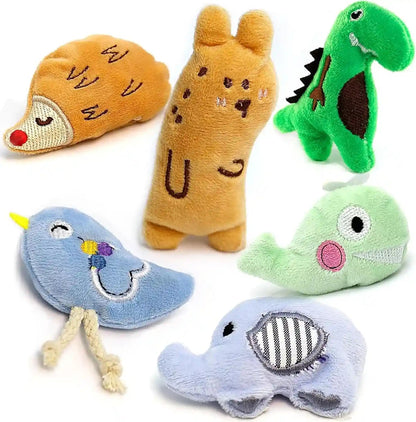 Cat Toys, Interactive Cat Toy for Indoor Cats, Soft and Durable Crinkle Sound Catnip Toys, Catnip Filled Mouse Cat Teething Chew Toy (Pack of 12) (002, Large)9