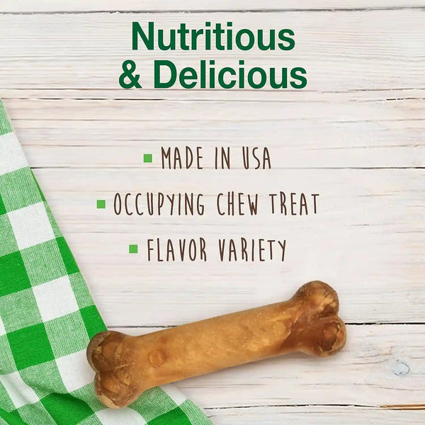 Nylabone Healthy Edibles Dog Treats Variety Pack, Small, 3 Count | Roast Beef, Chicken, & Bacon Flavor, Natural Dog Treats, USA Made, Highly Digestible, Dog Bones for Small Dogs up to 25 Lbs2