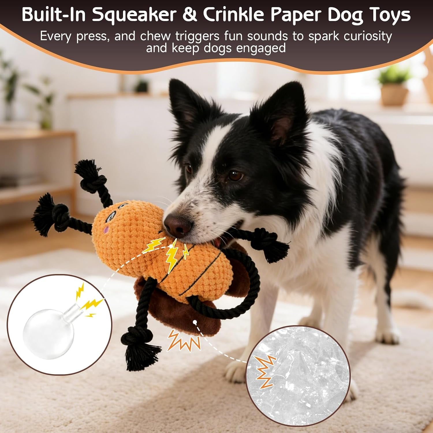 yipetor-cockroach-squeaky-dog-toy-puppy-rope-chew-toy-for-medium-dogs-anti-boredom-tug-of-war-machine-washable-teeth-cleaning-crinkle-paper-plush-toy-separation-anxiety