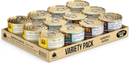 Weruva Classic Dog Food, Variety Pack, Baron'S Batch, Wet Dog Food, 14Oz Cans (Pack of 12)31