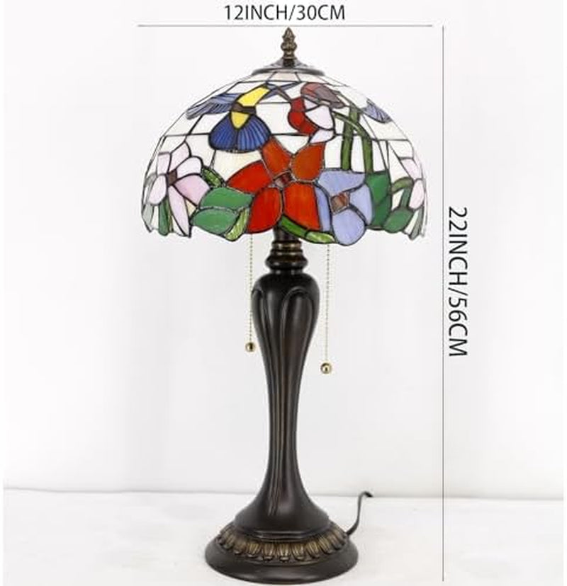 table-lamp-base-replacement-only-with-6-pcs-bulb-wide-6-5-height-24-inch-fit-for-12-14-16-18-inch-tiffany-style-stained-glass-lampshade-dark-bronze-finish-resin-pull-chain-switch
