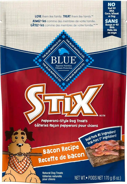 Blue Buffalo Beef Stix Pepperoni-Style Dog Treats, Soft & Meaty Dog Snacks Made in the USA with Real Beef & Natural Ingredients and Enhanced with Vitamins, Minerals, & Other Nutrients, 13 Oz.13