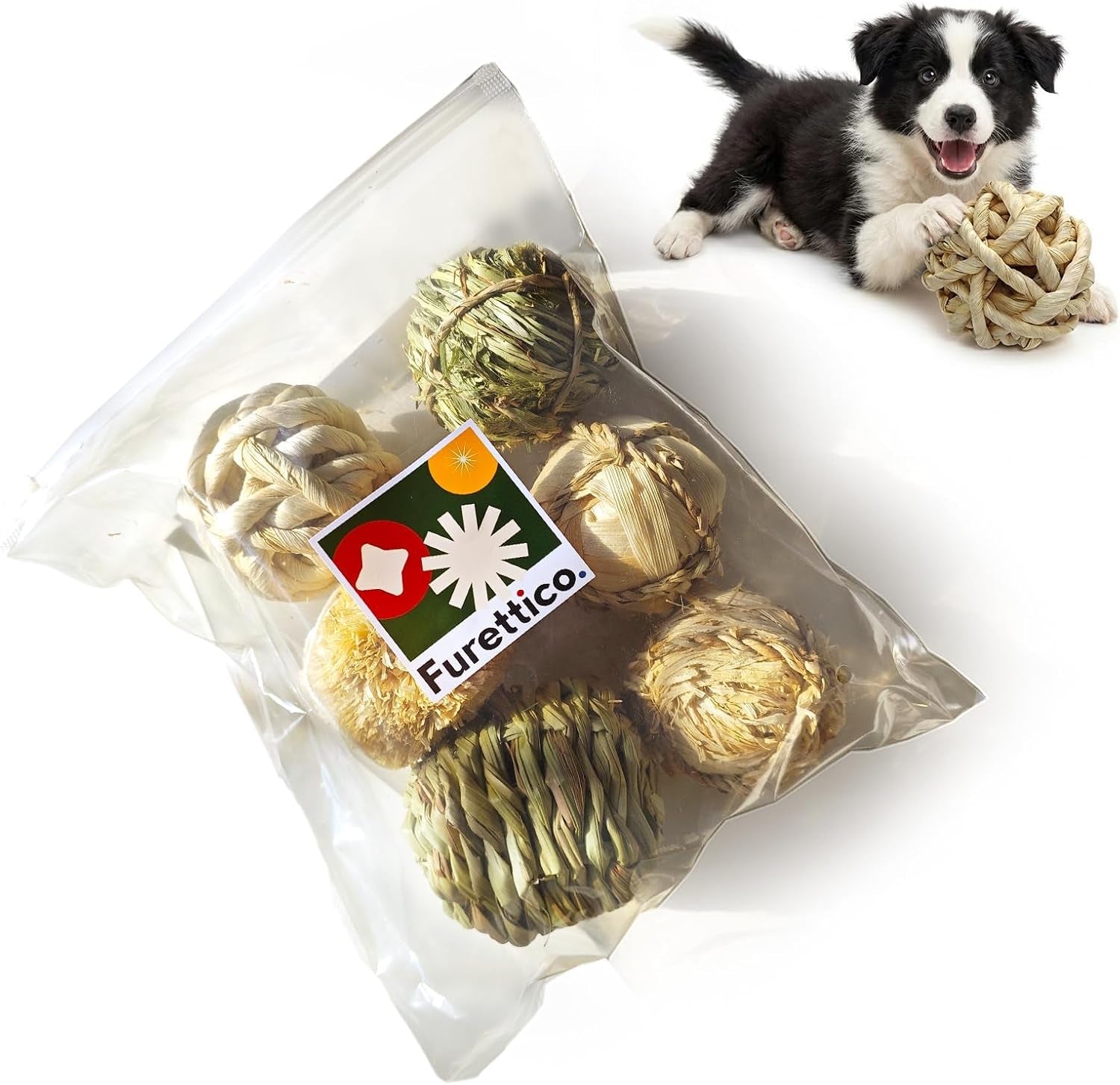dog-chew-toys-3pcs-woven-grass-chew-ball-for-dogs-dental-teething-interactive-fetch-toys-outdoor-digestible-chew-ball-for-boredom-relief-seaweed-timothy-hay-cornsilk-cornleaf