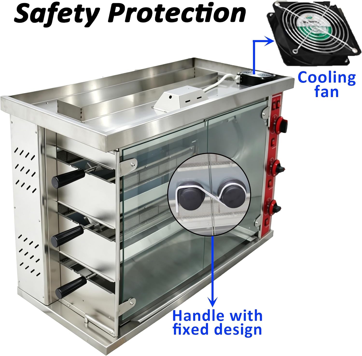 vertical-3-layer-rotating-chicken-roaster-commercial-lpg-gas-rotisserie-oven-360-stainless-steel-122-572-f-control-12-15-chicken-capacity-for-delis-stores-restaurant-kitchens-110v