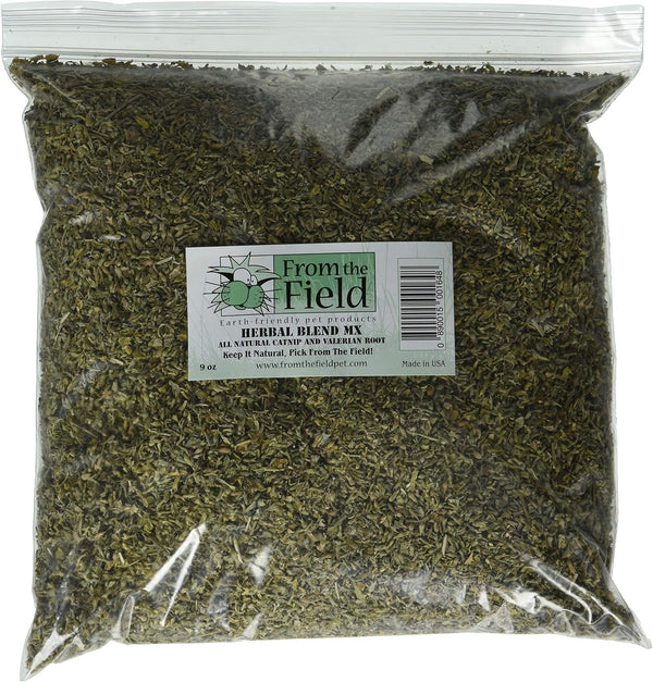 From the Field | Herbal Blend MX Catnip & Valerian Root for Cats | 0.5 Oz Resealable Bag | Organic, Usa-Grown, Potent Cat Attractant for Play & Stress Relief – All-Natural, Safe for Indoor Cats3