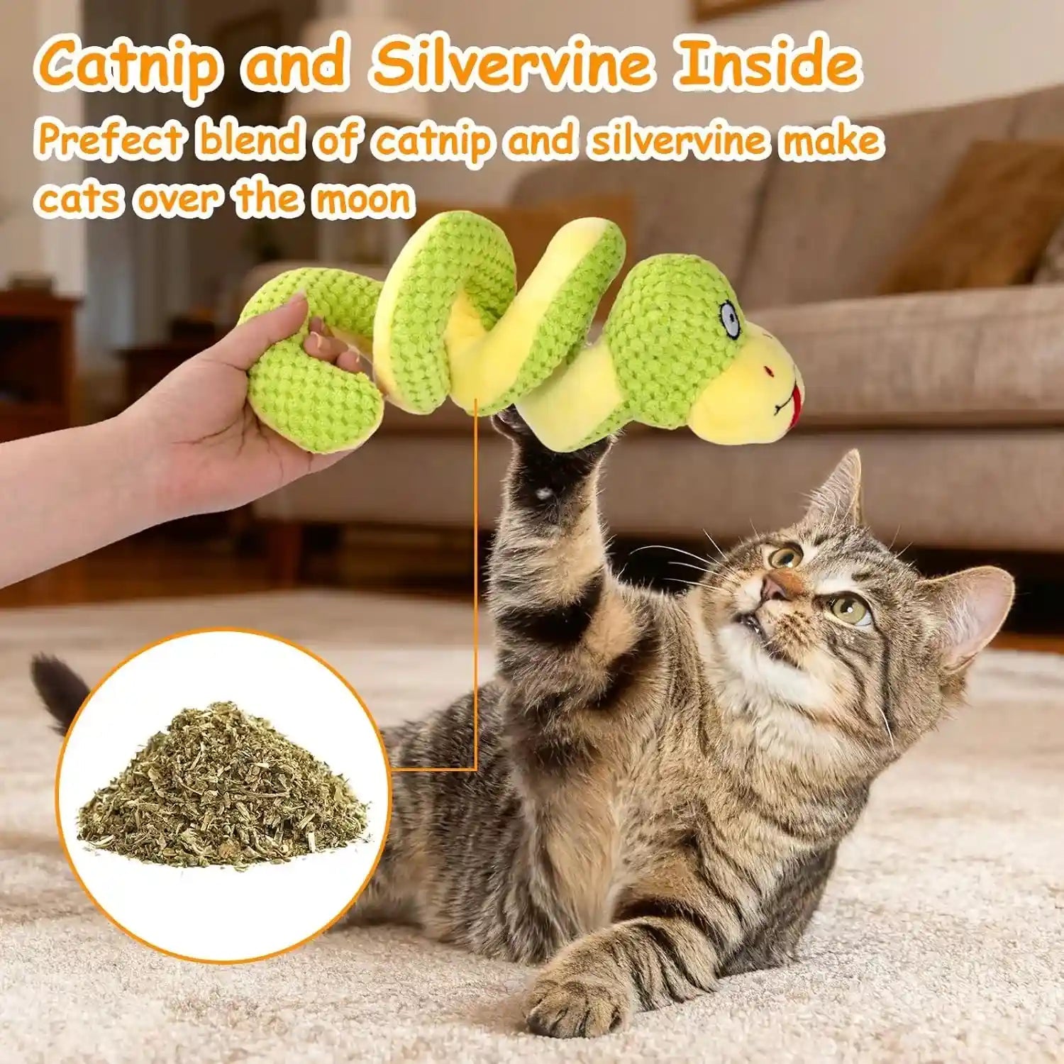 retro-shaw-11-realistic-snake-cat-toy-interactive-kicker-toy-for-indoor-cats-with-silvervine-catnip-crinkle-sound-spring-loaded-design-bite-resistant-plush-for-kitten-teething-boredom-relief