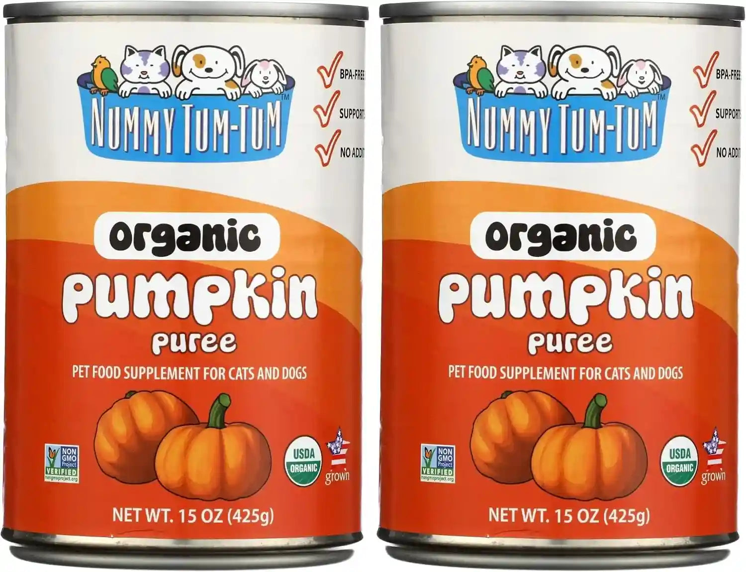 nummy-tum-tum-organic-pumpkin-for-dogs-cats-15-ounce-pack-of-12-usa-grown-pumpkins-supports-healthy-digestion-for-cats-dogs-great-for-food-toppers-treats-recipes