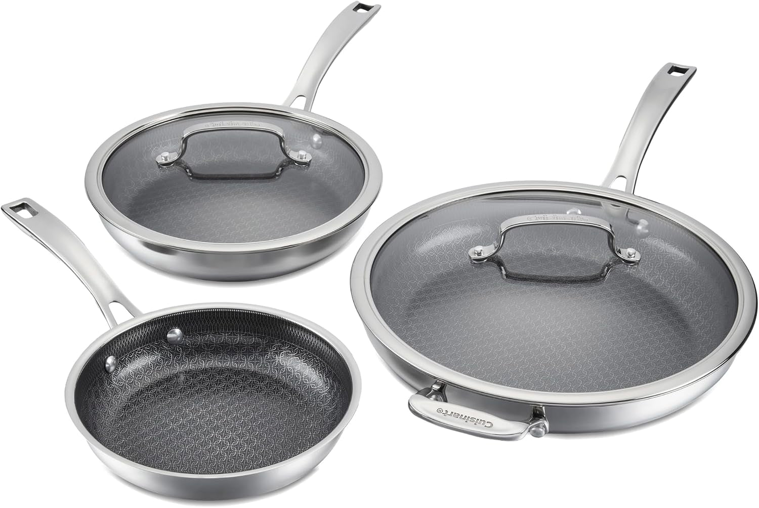 skillet-set-purelysear-hybrid-stainless-steel-5-pc-stainless-steel-cookware-set-hybrid-technology-induction-cookware-essential-sizes-for-chefs-and-families-fps-5sscr