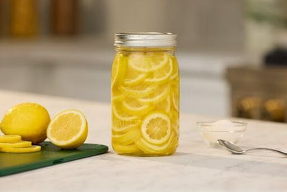 Quart (32Oz) Jar with Silver Lid, Wide Mouth, Set of 23