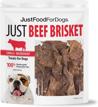 Just Food for Dogs Single Ingredient Healthy Dog Treats and Dog Snacks, Jerky Treats, Human Grade, Preservative and Grain Free, Rawhide Free Chews, Low Calorie Treat - Chicken Breast, 5 Oz | Human Grade Chicken Treats for Dogs, Jerky Dog Snacks, Preservative & Grain Free, Rawhide Free Chews, Low Calorie Treat11