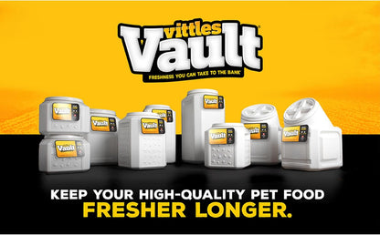 Gamma2 Vittles Vault 2-In-1 Elevated Dog Bowls and Dog Food Container, up to 50 Pounds Dry Pet Food Storage, Made in USA5