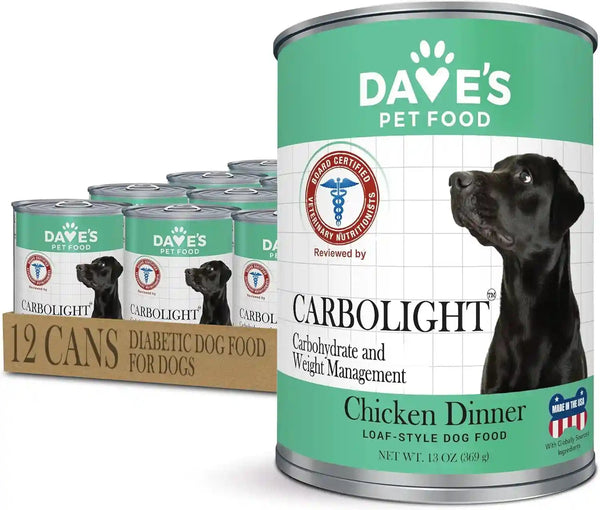 Dave'S Pet Food Bland Diet Dog Food (Chicken & Rice), Sensitive Stomach, Easy to Digest Pate, Gluten-Free, Digestive Care, Low Fat (6%) Limited Ingredients, Complete & Balanced, 13.2 Oz (Case of 12)10