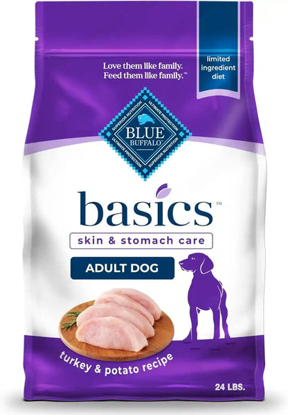 Blue Buffalo Basics Adult Dry Dog Food, Skin & Stomach Care, Limited Ingredient Diet for Dogs, Salmon Recipe, 24-Lb. Bag14