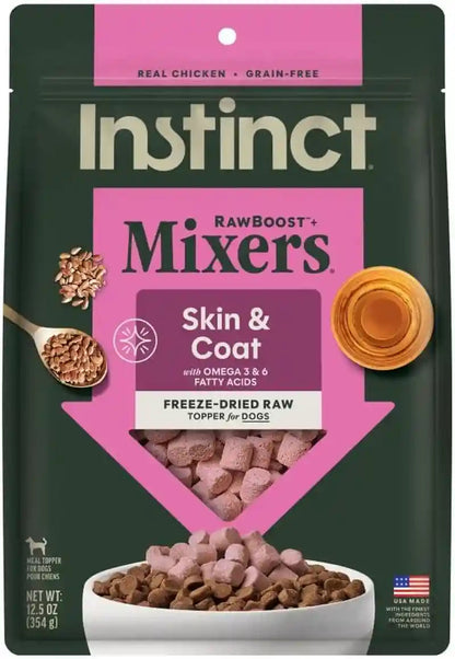 Instinct Freeze Dried Mixers, Dog Food Toppers, Gut Health, 5.5 Oz. Bag34