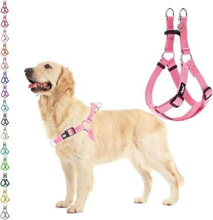 PUPTECK No Pull Dog Harness Soft Adjustable Basic Nylon Step in Puppy Vest Outdoor Walking with ID Tag33