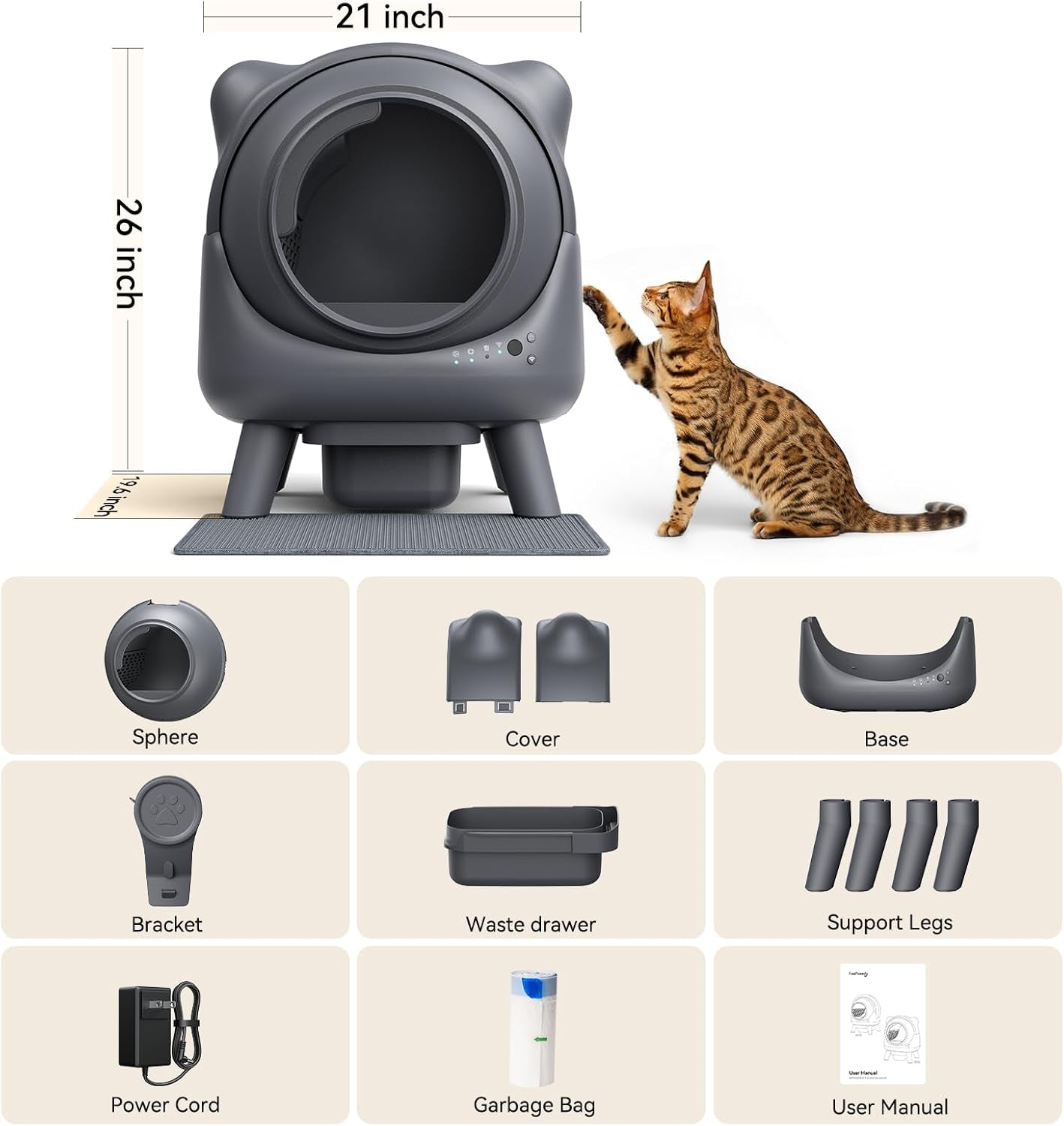 automatic-litter-box-feelneedy-self-cleaning-litter-box-odor-control-robot-cat-ears-design-65l-app-real-time-monitor-cat-litter-boxs-for-multiple-cats-safety-sensors-with-1-trash-bag