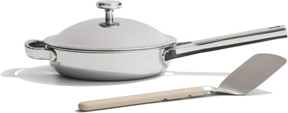 Our Place Mini Titanium Always Pan Pro, 8.5" Nonstick Titanium Frying Pan | Pfas-Free Titanium Skillet; Tri-Ply Steel & Aluminum; Lid & Spatula; Induction, Dishwasher & Oven Safe to 1000°F (750°F Gold)1