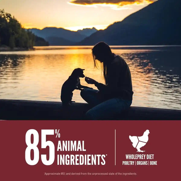 ORIJEN Grain Free WHOLEPREY Dry Dog Food Small Breed Recipe 4Lb. Bag | 85% Fresh or Raw Ingredients, Grain Free, High Protein, Made in the USA, Nourishing Organs, No Corn, Soy or Wheat4