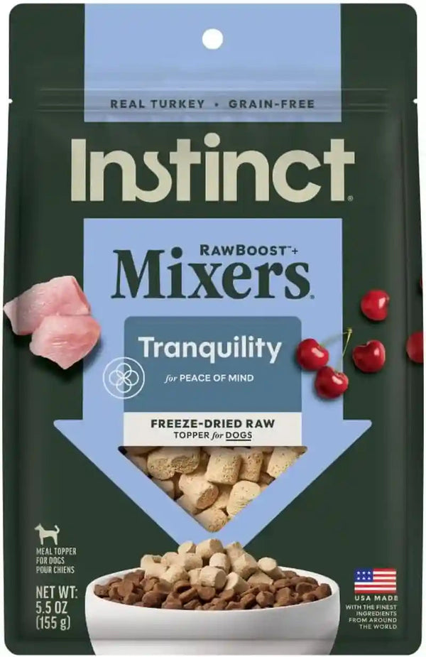 Instinct Freeze Dried Mixers, Dog Food Toppers, Gut Health, 5.5 Oz. Bag10