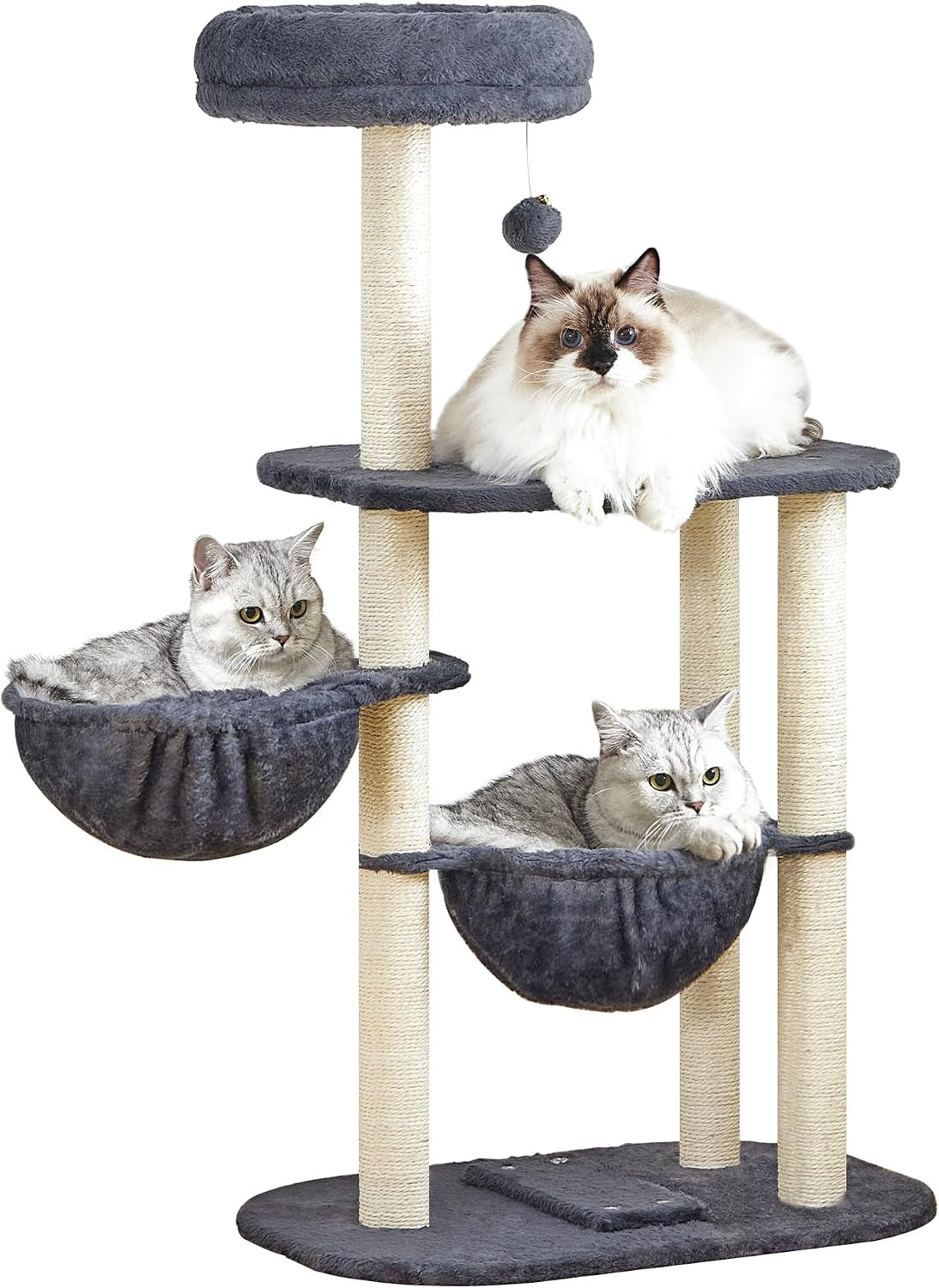 small-cat-tree-tower-with-lots-of-scratching-posts-42-inch-medium-compact-cats-scratch-house-with-hammock-perch-for-multi-level-2-kitty-indoor-corner-cat-bed-condo-climbing-gym-towers-furniture