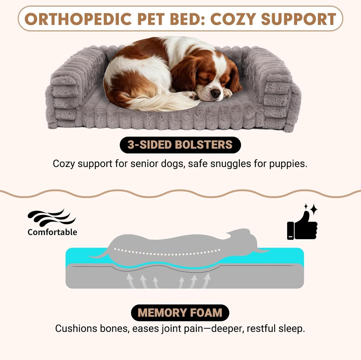 bedside-dog-bed-adjustable-elevated-bunk-lounge-dog-bed-attach-to-human-bed-dog-cats-window-perch-25x18-metal-frame-pet-bedside-co-sleeper-with-thick-supportive-cushion-mattress-washable-cover