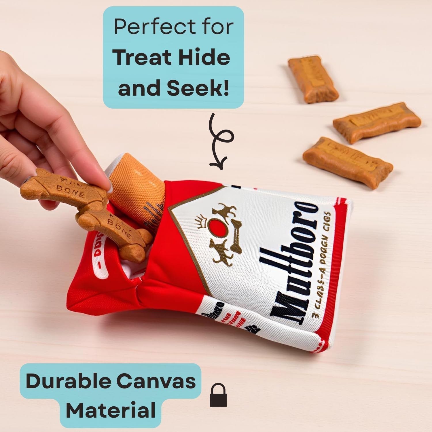 nestpark-muttboro-doggy-cigs-funny-dog-toys-parody-plush-squeaky-crinkle-interactive-dog-toy-hide-and-seek-treat-hiding-burrow-puzzle-toy-for-stimulating-enrichment-activity