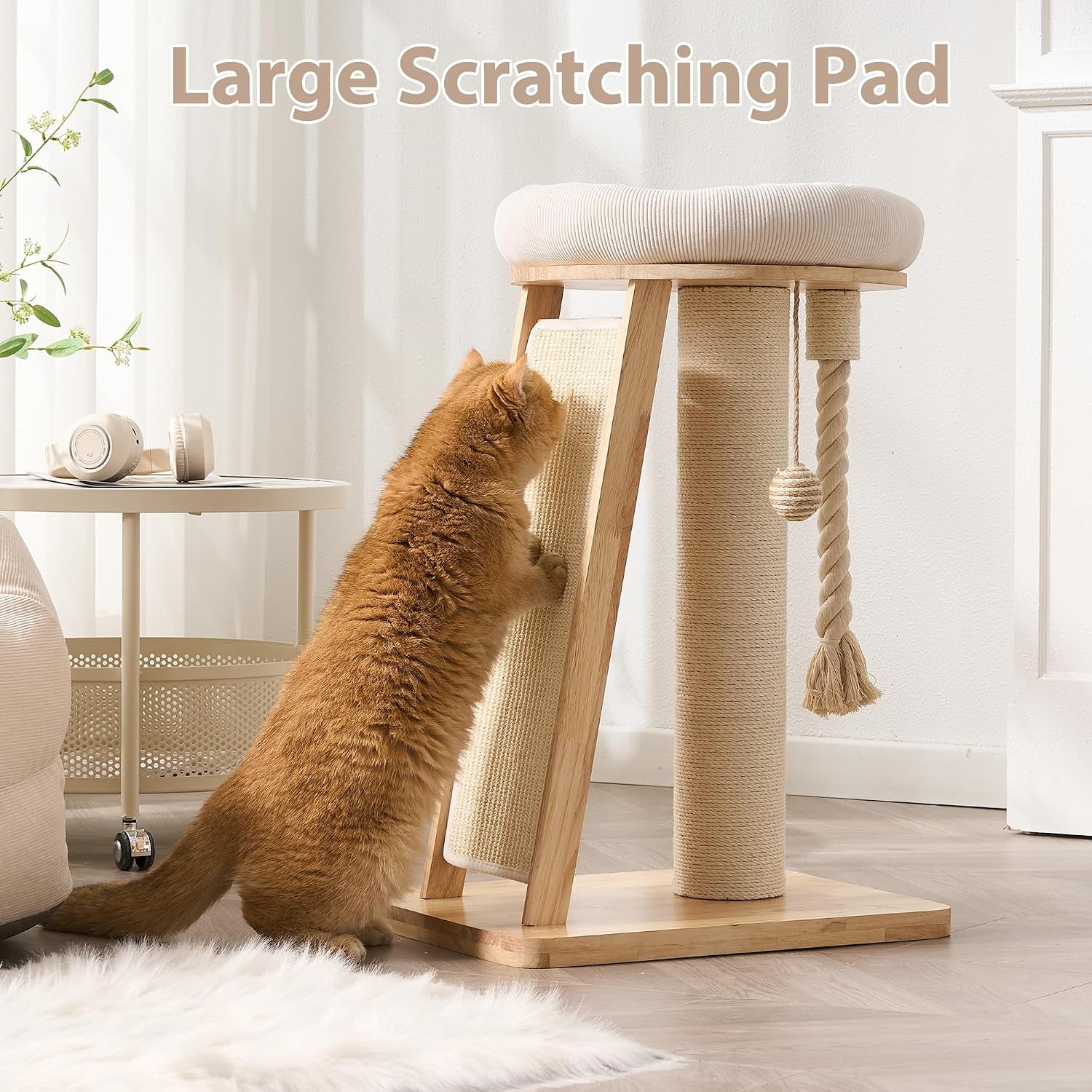 modern-cat-tree-small-tower-with-scratching-post-for-indoor-28-inch-solid-wood-multifunctional-corner-cat-tree-tower-with-bed-dangling-ball-interactive-rope-scratching-board