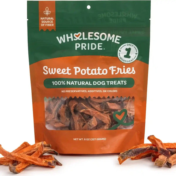 Wholesome Pride Healthy Sweet Potato Chews – Sensitive Stomach Dog Treats, No Preservatives, Single-Ingredient, No Grain, 16 Oz19