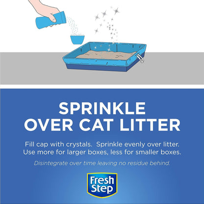Fresh Step Cat Litter Crystals Deodorizer Non Toxic Odor Neutralizing Crystals for Litter Boxes Help Control Smells and Keep Home Fresh Fresh Scent 15 Ounce 3 Pack Multi-Cat Extended Supply5