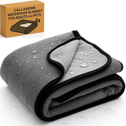 Waterproof Blanket for Bed & Couch Protection, Blue/Beige, 60"X80" | High-Density Heavy-Duty Material – Ultra-Soft & Durable Soft Fleece, Leakproof, Reversible, Silent No-Crinkle Design11