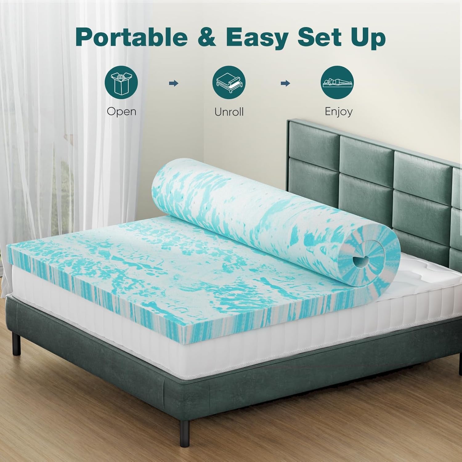 memory-foam-mattress-topper-full-size-3-inch-cooling-pad-cooling-gel-infused-ventilated-breathable-toppers-pad-rv-camper-sofa-bed-use-blue