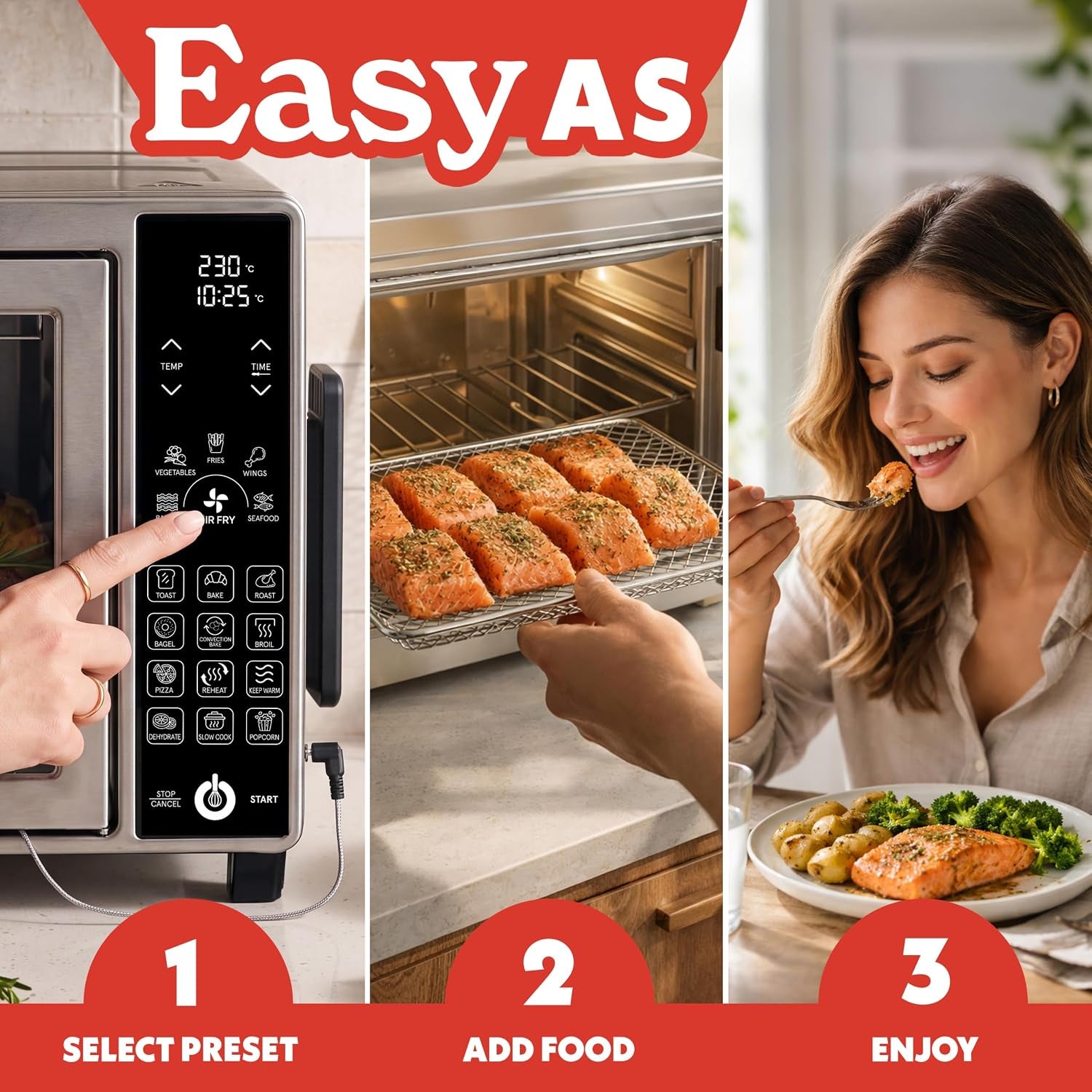 french-door-air-fryer-toaster-oven-6-slice-capacity-temperature-probe-18-cooking-presets-fryforce-digital-display-3-rack-positions-dishwasher-safe-accessories-stainless-steel