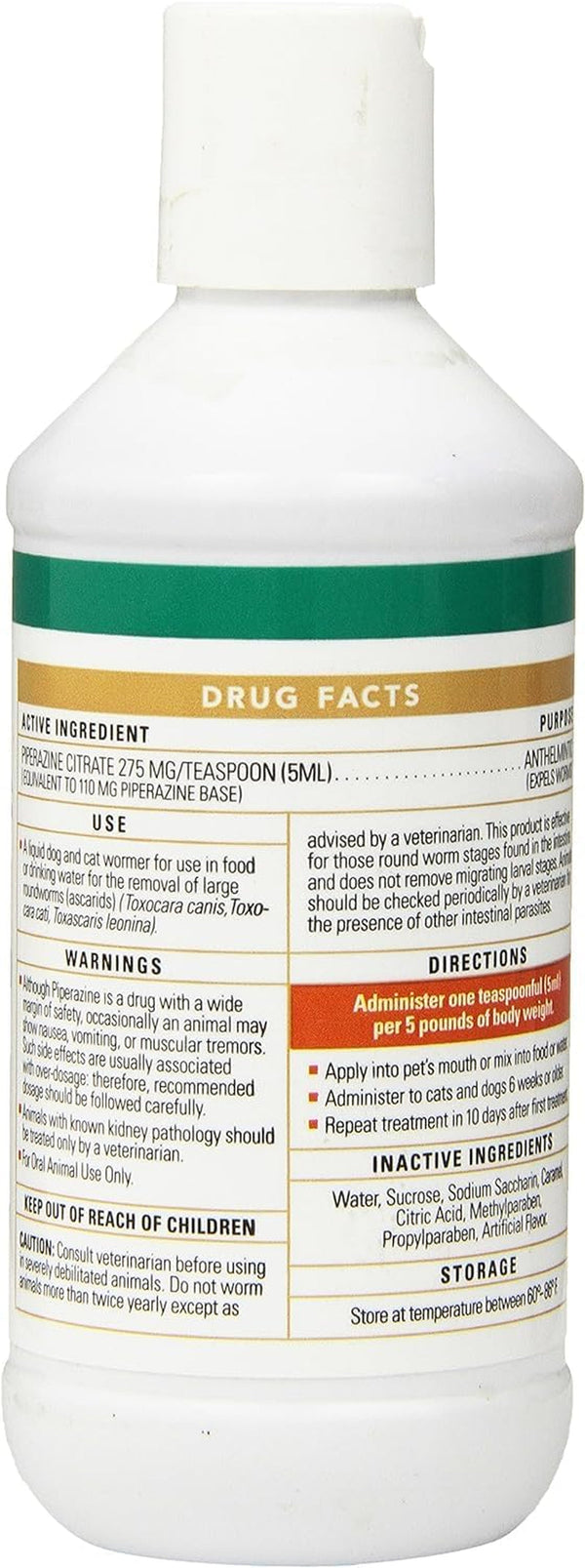 Durvet Wormeze Liquid Canine & Feline Antihelmintic, 8 Oz (Pack of 2)2