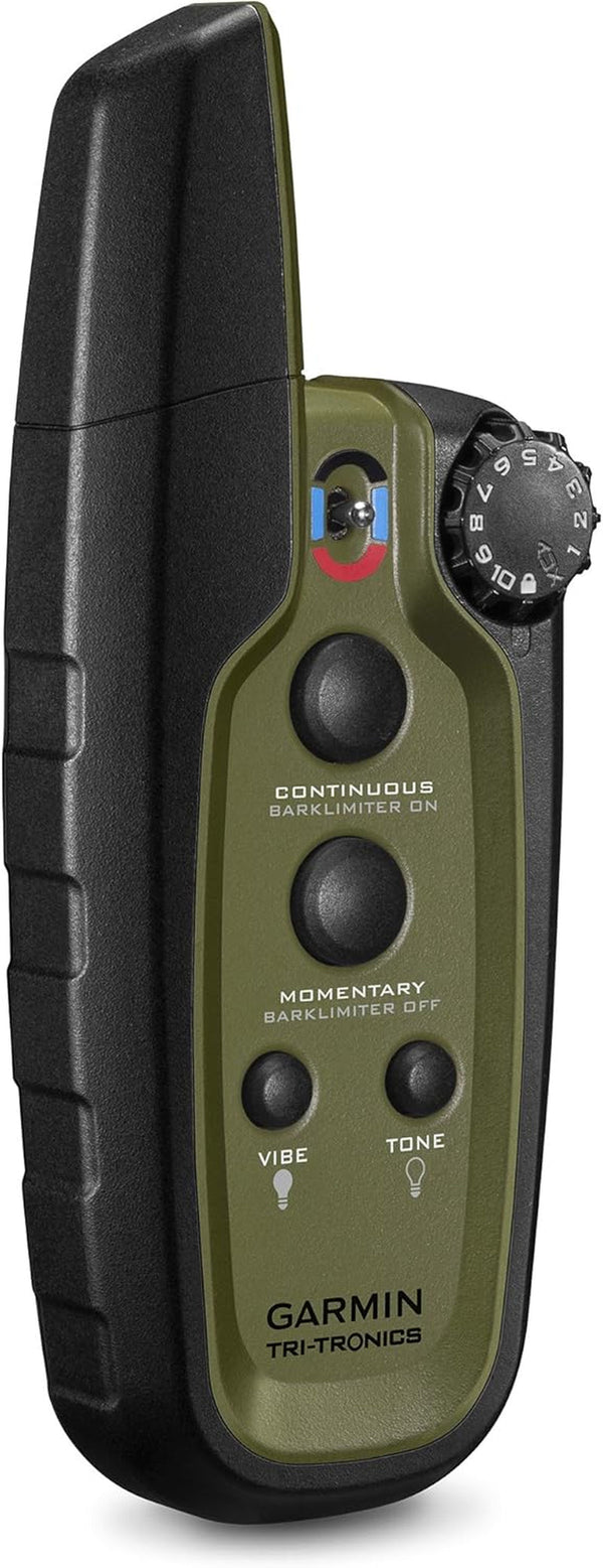 Garmin Sport PRO Bundle, Dog Training Collar and Handheld, 1-Handed Training of up to 3 Dogs, Tone and Vibration | Supports up to 3 Dogs, Tone and Vibration and Cont. and Momentary Stim, Barklimiter, LED, up to 60H2