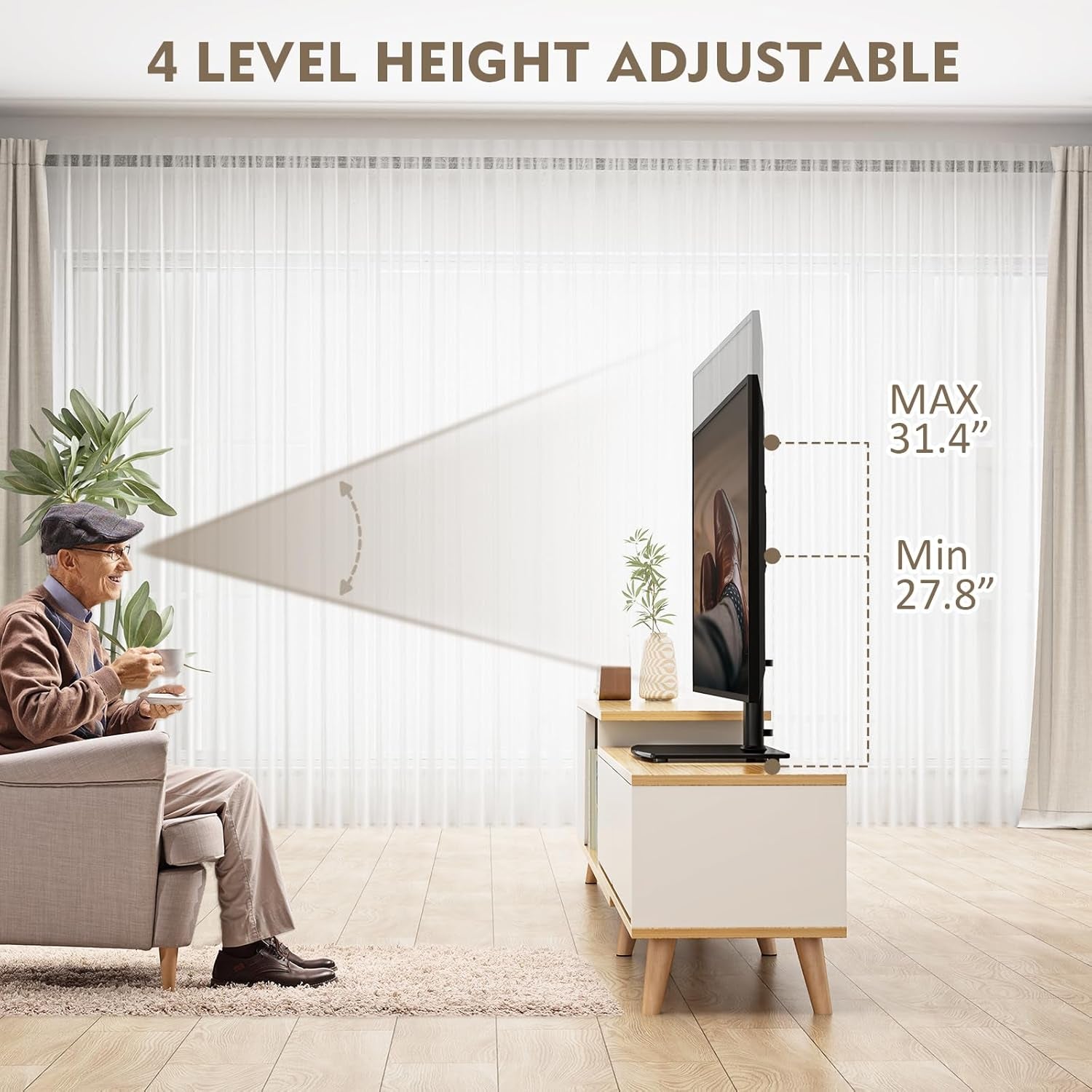 universal-swivel-tv-stand-base-table-top-tv-stand-32-to-65-inch-tvs-80-degree-swivel-4-level-height-adjustable-heavy-duty-tempered-glass-base-holds-up-to-88lbs-screens-ht04b-002