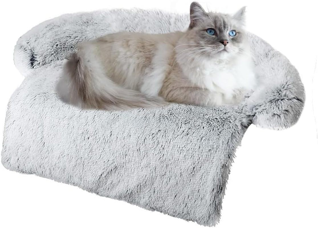 calming-dogs-cats-bed-mats-dog-pad-washable-removable-couch-cover-plush-long-fur-mat-for-pets-waterproof-lining-perfect-for-small-medium-and-large-dogs-and-cats-gradient-gray-36x31